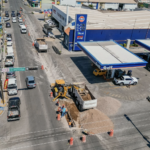 Trabaja Municipio en la rehabiltación del drenaje en la calzada Cuauhtémoc